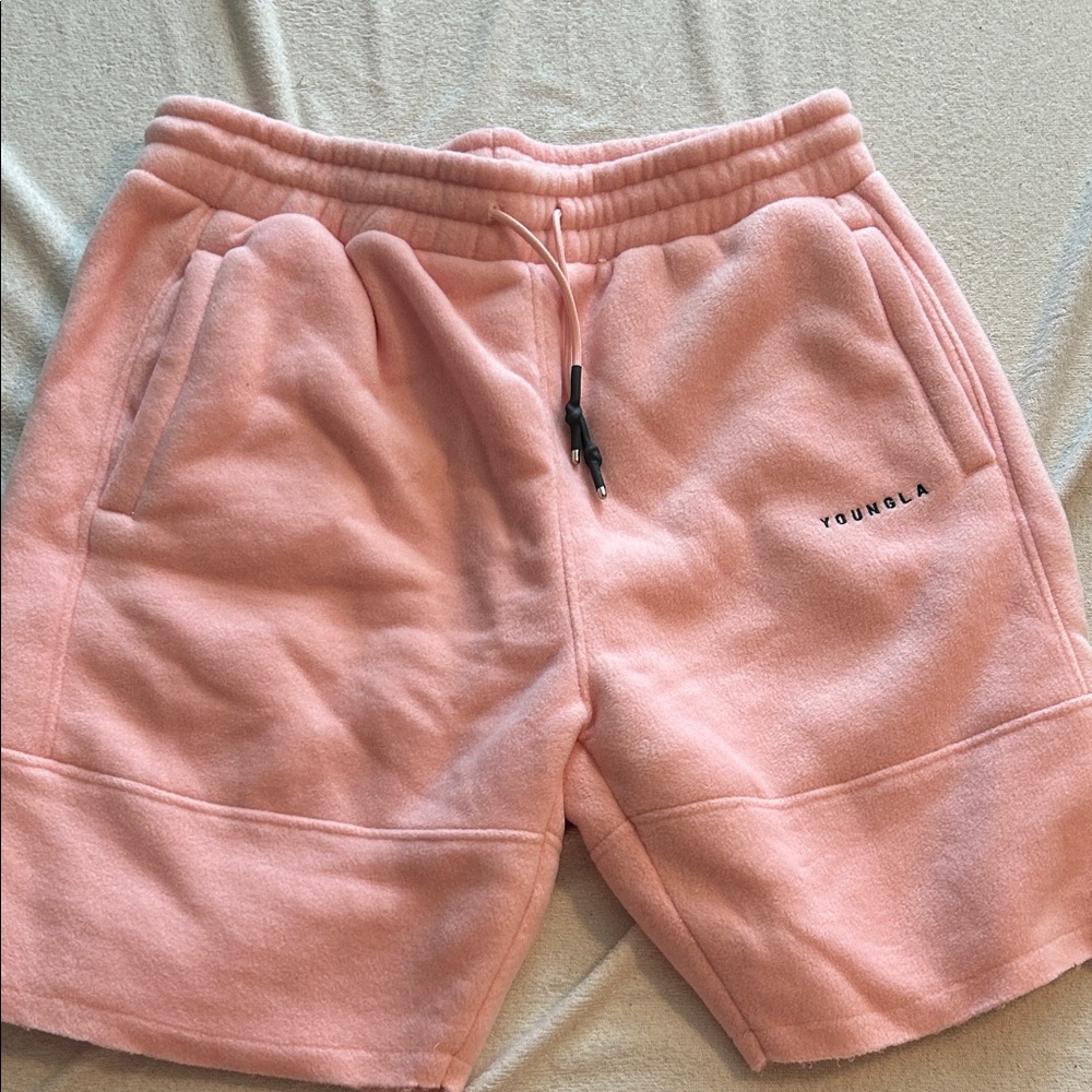 YoungLA Soft Pink Lounge Shorts